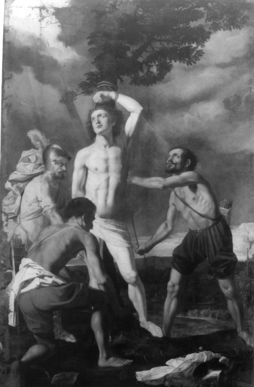 martirio di San Sebastiano (dipinto) by Sigismondi Pietro (sec. XVII)